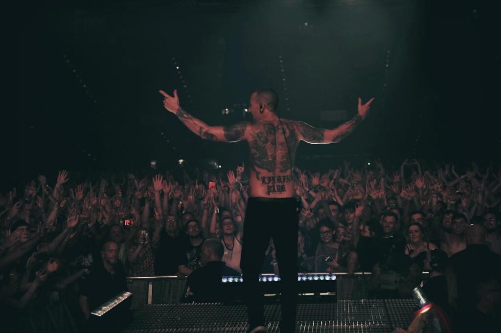 Chester's last photo on Instagram