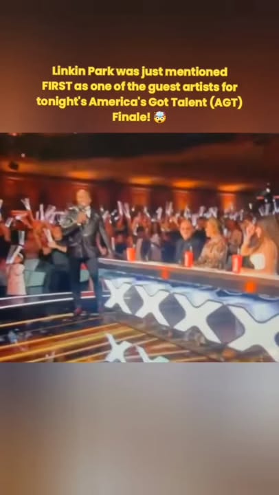 Linkin Park was just mentioned FIRST as one of the guest artists for tonight's America's Got Talent (AGT) Finale! 🤯🔥🎸